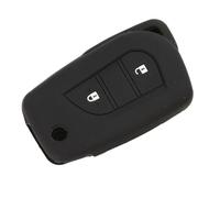 YCYHMHH Copertura in Silicone per Telecomando Auto per Yaris per Camry per Corolla Prado REIZ Crown RAV4 Hilux -Black