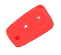 YCYHMHH Copertura in Silicone per Telecomando Auto per Yaris per Camry per Corolla Prado REIZ Crown RAV4 Hilux -Red