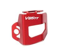 YCYHMHH Per MOTO GUZZI V85TT V85 TT 2020 2021 2022 Parti CNC Coperchio protettivo Serbatoio liquido freno posteriore-Rosso V85TT