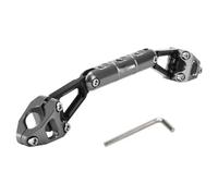 YCYHMHH Per S-YM JET-X ADX 125 150 ADX125 JET X125 150 Moto Crossbar Manubrio Extender Luce Staffa Della Lampada Del Telefono Supporto GPS-Titanio