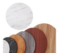 YCYHZC Piano Del Tavolo Da Pranzo Rotondo In Legno, Superficie Copri Con Superficie Liscia, Piano Di Ricambio Per Tavolo Da Pranzo Senza Gambe(White,70cm/28 inches)