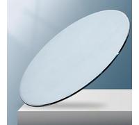 YCYHZC Piano Del Tavolo Rotondo In Vetro Trasparente, Superficie Da Caffè In Vetro Temperato, Piano Di Ricambio Spesso Per Tavolo Da Pranzo(28CM(11IN))