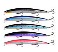 ycyingcheng Esche artificiali da pesca, Casting Jig Slice Fishing Lures Spinning Fishing Hook, Cucchiaini da Pesca Esche Artificiali Spinning per Trota, Persico, Luccio Spoon Kit