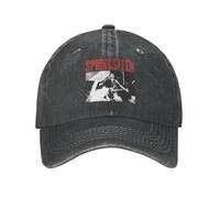 YCYLYLYC Berretto da Baseball Bruce A E Street Band Springsteen Berretto da Baseball Thunder Road Distressed Washed Cappelli All'aperto Regolabile Fit Snapback cap Regalo