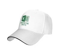 YCYLYLYC Berretto da Baseball Uomo Donna Cotone Lavato Unisex Golf Trucker Running Excel Fun Design Berretto da Baseball Cappello di Natale Cappello per Uomini e Donne Sport All'aperto Caps Cappello