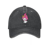 YCYLYLYC Cappellini da Baseball neutri Sanri0o Melody Accessori Uomo Donna Classico Distressed Denim Lavato Snapback Cappello Regalo