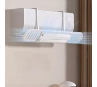 YCYRF Deflettore per Condizionatore Universale, Deflettori Condizionatore per Uscita Aria Condizionata Regolabile da 60 a 98 cm, Antideflagrante, Antivento, Anticondensa