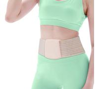 YCYRF Fascia Ernia Ombelicale, Fascia per Ernia Ombelicale Uomo e Donna, Addominale per Uomo, Cintura di Supporto per Ernia da Donna con Cuscinetto di Compressione(Large)