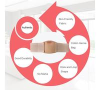 YCYRF Fascia Ernia Ombelicale Uomo e Donna, Fascia Addominale di Supporto con 3 Cuscinetti Compressivi per Ernia Ombelicale, Ventrale, Incisionale, Epigastrica, Pre e Post Operatoria(XXX-Large)