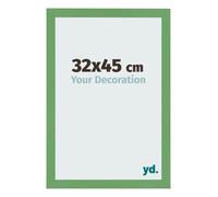 yd. Cornice 32x45 cm Verde - Cornice in MDF Bologna | Your Decoration, Vetro acrilico antiriflesso, Montaggio a parete, Adatta per foto, poster o puzzle, Made in Holland