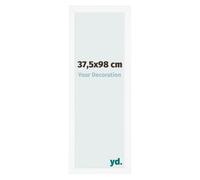 yd. Cornice 37.5x98 cm Bianco Opaco - Cornice in MDF Bologna | Your Decoration, Vetro acrilico antiriflesso, Montaggio a parete, Adatta per foto, poster o puzzle, Made in Holland