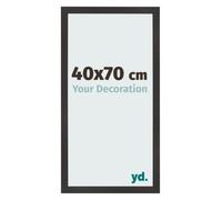 yd. Cornice 40x70 cm Nero Opaco - Cornice in MDF Bologna | Your Decoration, Vetro acrilico antiriflesso, Montaggio a parete, Adatta per foto, poster o puzzle, Made in Holland