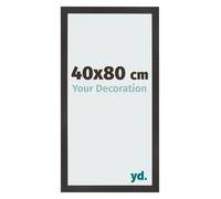 yd. Cornice 40x80 cm Nero Opaco - Cornice in MDF Bologna | Your Decoration, Vetro acrilico antiriflesso, Montaggio a parete, Adatta per foto, poster o puzzle, Made in Holland