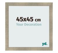 yd. Cornice 45x45 cm Oro Antico - Cornice in MDF Pisa | Your Decoration, Vetro acrilico antiriflesso, Montaggio a parete, Adatta per foto, poster o puzzle, Made in Holland