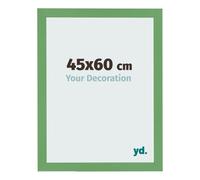 yd. Cornice 45x60 cm Verde - Cornice in MDF Bologna | Your Decoration, Vetro acrilico antiriflesso, Montaggio a parete, Adatta per foto, poster o puzzle, Made in Holland