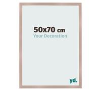 yd. Cornice 50x70 cm Rosa Antico - Cornice in MDF Bologna | Your Decoration, Vetro acrilico antiriflesso, Montaggio a parete, Adatta per foto, poster o puzzle, Made in Holland