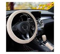 YDCDFVBVGM Accessori Auto Interno Coprivolante Universale 1/3 Pezzi Copri Freno A Mano Universale 38 Cm Accessori Auto Antiscivolo Resistenti all'Usura Custodia Volante Cover Pelle(3pcs Beige)