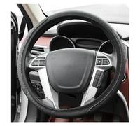 YDCDFVBVGM Accessori Auto Interno per Chevy per Cruze per Aveo per Captiva per Niva Coprivolante per Auto Car-Styling Universale Custodia Volante Cover Pelle(Black)