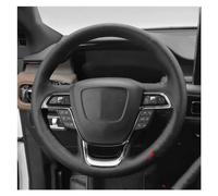 YDCDFVBVGM Accessori Auto Interno per Lincoln per Corsair per Aviator per Nautilus per MKC per MKZ Coprivolante per Auto Accessori per Auto Custodia Volante Cover Pelle(Leather B)