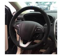 YDCDFVBVGM Accessori Auto Interno per Lincoln per Corsair per Aviator per Nautilus per MKC per MKZ Coprivolante per Auto Accessori per Auto Custodia Volante Cover Pelle(Suede E)