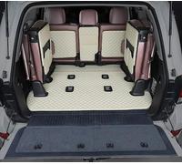 YDCDFVBVGM Auto Tappetino per Bagagliaio per Land per Cruiser 200 2017 2018 Anti-Dirty Protector Accessori Tappetini Accessori Interni Auto in Pelle Tappetini per Bagagliaio(Beige,Full Coverage)