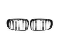 YDCDFVBVGM Centrale Anteriore Griglia di Sfiato per E81 per E82 per E87 per E88 118i 128i 2007-2013 Nero Lucido + Doppia Linea Accessori per Auto Griglie Anteriori Griglia Anteriore Auto