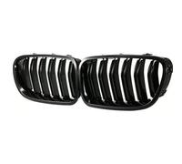 YDCDFVBVGM Centrale Anteriore Griglia di Sfiato per Serie 5 per F10 per F11 per F18 520d 530d 540i 2010-2017 1 Coppia di Griglie Corsa Doppie Nere Lucide per Auto Griglia Anteriore Auto