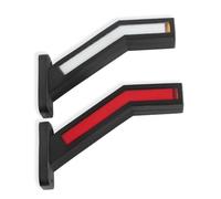 YDCDFVBVGM Gruppo Fanale Posteriore Auto 2PCS Truck Side Marker Lighting Trailer Van Lights Universale 12V 24V Neon Stalk Lamp Impermeabile Outline Marker Light Fanale Posteriore Freno Rimorchio