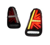 YDCDFVBVGM Gruppo Fanale Posteriore Auto per Mini per Coopers per R50 per R52 per R53 Freno Posteriore Reverse Moving Indicatori Direzione Lampade Assemblaggio Fanali Posteriori(2PCS Smoke)