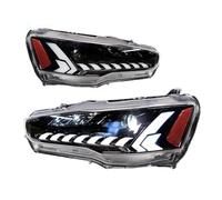 YDCDFVBVGM LED Fendinebbia Lampada Corsa Diurna per Mitsubishi per Grand per Lancer per Evo-X 2008-2018 Coppia LED Tuning Auto Luce Auto Faro di Montaggio Gruppi Fari A LED(RHD)