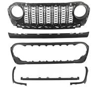 YDCDFVBVGM per Jeep per Wrangler per JL per Gladiator per JT per JL1300 2018 2019 2020 2021 2022 2023 2024 Griglia di Protezione Senza Foro Telecamera Griglia Anteriore Auto