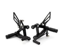 YDEMST Per K&awasaki per Ninja ZX6R ZX636 2003-2004 Poggiapiedi Arretrati Regolabili per Moto ZX-6R ZX-636 ZX 6R 636 Piattaforme per Poggiapiedi