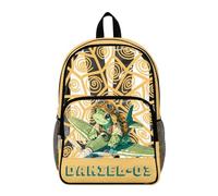 YDFISH Zaini per ragazzi età 8-12 anni borsa trasparente per libri per ragazzi 17 pollici poliestere trasparente borsa scuola per scuola viaggi campeggio, Aeroplano tartaruga marina personalizzato, L