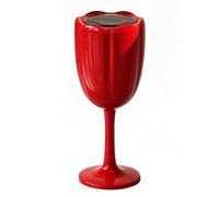 YDHFCD Pattumiera Alta con Ruote e Coperchio a Pressione | Apertura senza mani, 4 ruote girevoli, secchio interno, per cucina e bagno(Red,27x62.5cm)