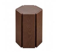 YDHFCD Sgabello Esagonale Legno Massello Multiuso Tavolino da salotto | Sgabello modulare esagonale, tavolino polivalente e comodino, mobile in legno massello, porta(Style 4)