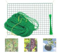 YDHfdc Rete per Rampicanti Rete per Piante con 50 Reggette Fili Rete Piante Rampicanti Rete Rampicanti Rete Orto Rampicanti per Piante, Fiori, Ortaggi, Frutta(1,8 * 2,7m)