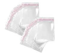 YDHfdc Sacchettini Plastica 300 Pezzi 9x13cm OPP Plastica Alimenti Sacchetto Bustine Trasparenti Autoadesivi in Cellophane per Biscotti Cioccolato Caramelle