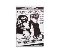 ydhgebn Poster artistico da parete con immagine di Sonic Youth, poster decorativo per camera da letto e soggiorno, stile elegante, 30 x 45 cm, senza cornice