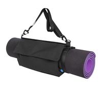 YDHSIKK Borsa del compartimento del kit di yoga, Custodia for tappetino da yoga e pilates, grande capacità, pieghevole, for il fitness turistico(Black (No Mat))
