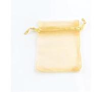 YDHSIKK Borse Regalo Sacchetti Regalo in Organza Rossa con Coulisse for Gioielli, Matrimoni, Feste, Caramelle, Confezione da 100(Yellow)