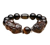 YDHSIKK Bracciali Braccialetto Chakra Spirituale Amuleto Portafortuna Regolabile Anti-Male Braccialetto, Stile B, 16mm(Style b-14mm)