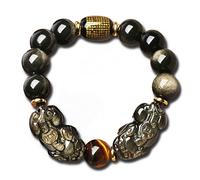 YDHSIKK Bracciali Braccialetto Chakra Spirituale Amuleto Portafortuna Regolabile Anti-Male Braccialetto, Stile B, 16mm(Style g-14mm)