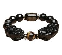 YDHSIKK Bracciali Braccialetto Chakra Spirituale Amuleto Portafortuna Regolabile Anti-Male Braccialetto, Stile B, 16mm(Style d-14mm)