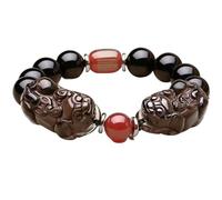 YDHSIKK Bracciali Braccialetto Chakra Spirituale Amuleto Portafortuna Regolabile Anti-Male Braccialetto, Stile B, 16mm(Style a-12mm)
