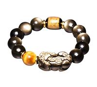 YDHSIKK Bracciali Braccialetto Chakra Spirituale Amuleto Portafortuna Regolabile Anti-Male Braccialetto, Stile B, 16mm(Style f-14mm)