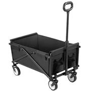 YDHSIKK Carrello Pieghevole, Carrello da Spiaggia Portatile Pieghevole for vagone di utilità Pieghevole for acquisti di Giardinaggio in Campeggio