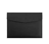 YDHSIKK Cartella portadocumenti a busta Borsa, 1 portadocumenti in pelle, buste portadocumenti in PU, 240x330 mm, multicolore(Black)