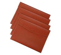YDHSIKK Cartella portadocumenti a busta Borsa, Cartella portadocumenti in pelle, custodia for documenti A4, borsa portadocumenti multicolore 33x24,3 cm(Brown)