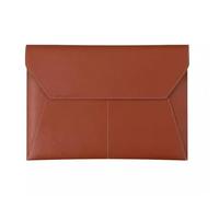 YDHSIKK Cartella portadocumenti a busta Borsa, Cartella portadocumenti in pelle PU 33x23,5 cm multicolore confezione da 2(Brown)