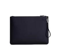 YDHSIKK Cartella portadocumenti a busta Borsa, Portadocumenti in pelle PU, cartella portadocumenti, borsa portaoggetti 24,8x34,5 cm multicolore(Black)